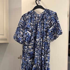 Kate Spade Blue and White Floral Dress